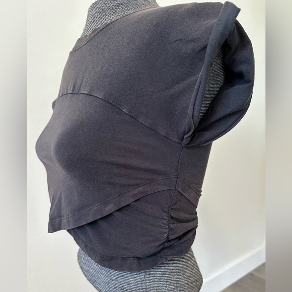 FP Movement by Free People Charcoal Layered Crop Top - Picture 4 of 6